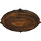 Ekena Millwork Attica Ceiling Medallion (Fits Canopies up to 3 3/4"), Hand-Painted Rust, 39 1/2"OD x 2 1/2"P CM39ATRUS - alternate 2